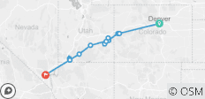  Schluchten des Westens und die fünf Nationalparks von Utah (Standard) - 13 Destinationen 