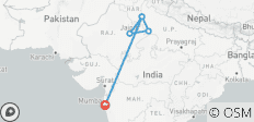  De Mumbai à Delhi par avion : À la découverte du Triangle d\'Or - 6 destinations 