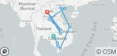  Cambodja, Vietnam &amp; Laos – Indochina onthuld – 19 dagen - 14 bestemmingen 