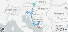  Oostelijke hoofdsteden &amp; de Dalmatische Rivièra (Kleine groepen) - 14 bestemmingen 