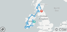  Het beste van Ierland &amp; Schotland (kleine groepen) (inclusief Shannon) - 23 bestemmingen 