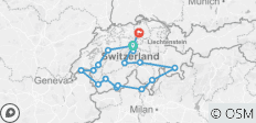  Landstraßen der Schweiz (Kleingruppen, 14 Tage) - 17 Destinationen 