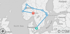  Spektakuläres Skandinavien &amp; seine Fjorde (Kleingruppen, 15 Tage) - 11 Destinationen 
