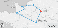  Die Schätze Frankreichs inkl. Normandie (8 Tage) - 8 Destinationen 