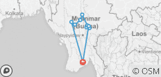  Burma Erlebnisreise - 10 Destinationen 
