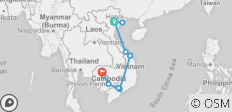  Mekong Entdeckungsreise - 15 Destinationen 