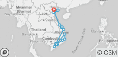  Saigon nach Hanoi - 16 Destinationen 