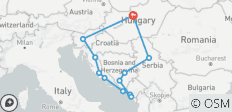  Best of Balkans start Budapest (15 Days) - 12 destinations 