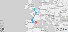  Reise von London nach Barcelona (Winter, Start London, 8 Tage) - 7 Destinationen 