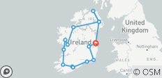  Irland und Nordirland Rundreise - 15 Destinationen 