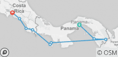  Kreuzfahrt durch Costa Rica und Panama - Panama nach Costa Rica - 8 Destinationen 
