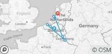  Landstraßen von Belgien, Luxemburg &amp; den Niederlanden (Kleingruppen, 11 Tage) - 10 Destinationen 