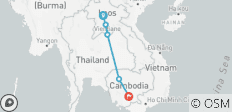  Discover Lao and Cambodia 11 days - 5 destinations 