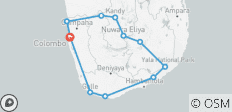  Sri Lanka - Rundreise Paket (7 Tage) - 11 Destinationen 