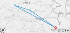  Kolkata, Bodhgaya &amp; Varanasi Tour - 4 destinations 