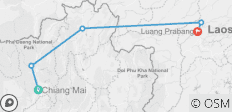  Radreise Chiang Mai nach Luang Prabang - 5 Destinationen 