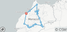  Départ de Casablanca - circuit privé au Maroc - 10 jours - 24 destinations 