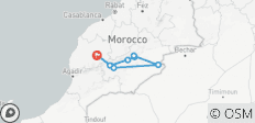  3 DAYS MARRAKECH DESERT TOUR TO MERZOUGA DESERT - 8 destinations 