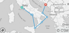  Höhepunkte von Süditalien - 8 Destinationen 