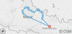  Manaslu und Annapurna Trekking Tour - 24 Destinationen 