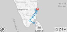  Wunderschönes Tamil Nadu Pauschalreise 14 Tage - 10 Destinationen 