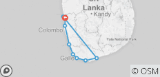  Sri Lanka Itinerary 9 Days - 8 destinations 