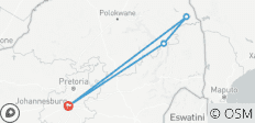  Circuit du parc national Kruger et de la route des panoramas - 4 jours - 4 destinations 