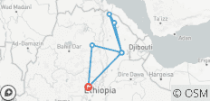  Lalibela, Semera und die Danakil-Senke (alles inklusive) - 5 Tage - 7 Destinationen 