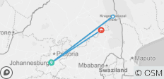  Das Beste von Johannesburg mit Kruger Nationalpark - 5 Tage - 4 Destinationen 
