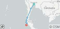  Mit dem Rad von Bangkok nach Phuket - 7 Destinationen 