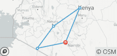 07 Days Kenya Lodge Safari to Masai Mara - Nakuru - Samburu - 5 destinations 