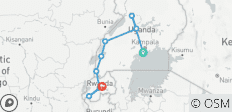  Experiencia Gorilas, Chimpancés y 5 Grandes en Uganda y Ruanda (Exclusivamente en privado) - 9 destinos 
