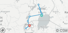  8 Dagen Oeganda &amp; Rwanda Gorillatrekking &amp; Wildlife Tour - 9 bestemmingen 