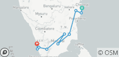  Wunderschönes Tamilnadu und Kerala Rundreise ab Chennai - 11 Tage - 10 Destinationen 