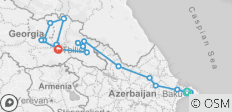  Azerbaijan and Georgia Small Group Tour - 17 destinations 