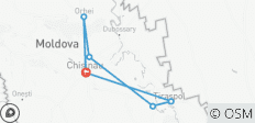  4 Days Moldova:Discover Transnistria &amp;Cricova Winery&amp;Old Orhei Archeological Complex unique cave - 6 destinations 