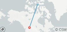  Canadese Verre Noordpool: Noordwestelijke Doorvaart naar Ellesmere en Axel Heiberg Eilanden - 3 bestemmingen 