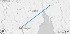  Yangon hoogtepunten, privé rondrit - 3 bestemmingen 