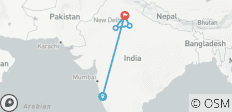  De Goa à Delhi par avion : Le Triangle d\'Or de l\'Inde - 5 destinations 