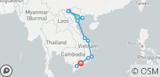  Essentials of Vietnam 20 days 19 nights (Hanoi, Sapa, Ha Long, Hue, Hoi An, Nha Trang, Da Lat, Sai Gon, Mekong Detal) - 13 destinations 