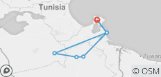  Wüsten-Tour von Djerba 2Tage/ 1Nacht - 4 Destinationen 
