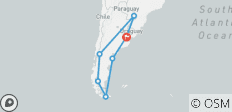 Patagonien und Wasserfälle in 18 Tagen - 7 Destinationen 