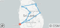 Sri Lanka 12 Days Tour Package - 11 destinations 