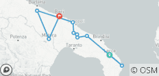  2022 Apulien Private Pauschalreise: in Salento &amp; Matera (7 Tage) - 10 Destinationen 