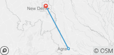  Circuito de un día a Agra Taj Mahal todo incluido en el tren Expreso Gatimaan desde Delhi - 3 destinos 