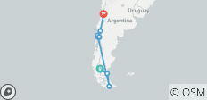  Reispas van Ushuaia naar Santiago (Ruta 40) - 9 bestemmingen 