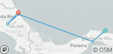  Panama City to San Jose Travel Pass - 5 destinations 