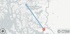  Torres del Paine W Express Trek 4D/3N (Self-Guided) - 3 destinations 