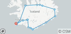  8 Days Around Iceland with roundtrip airport transfer (Group Tour) - 18 destinations 