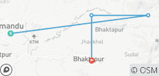  Sankhu Nagarkot 2-daagse Trektocht - 4 bestemmingen 